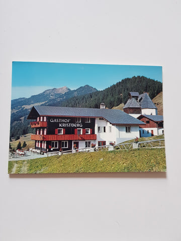 AK Berggasthof Kristberg. Besitzer: Fam. A. Zudrell.
