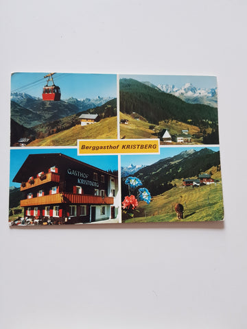 AK Berggasthof Kristberg. Besitzer: Fam. A. Zudrell.