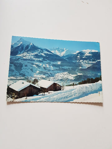 AK Tschagguns mit Mittagspitze Drei Türme und Golm.
