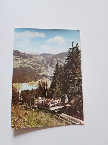 AK Golmerbahn mit Blick auf Schruns.
