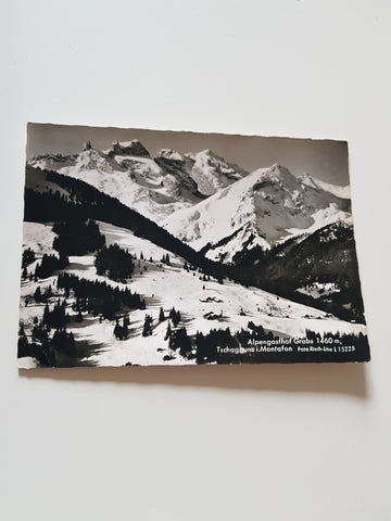 AK Alpengasthof Grabs. Tschagguns.