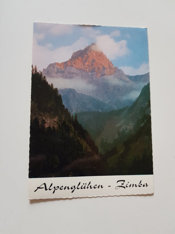 AK Alpenglühen Zimba.