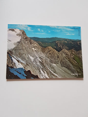 AK Panülerkopf mit dem Leiberweg zwischen Oberzalim- und Mannheimerhütte.
