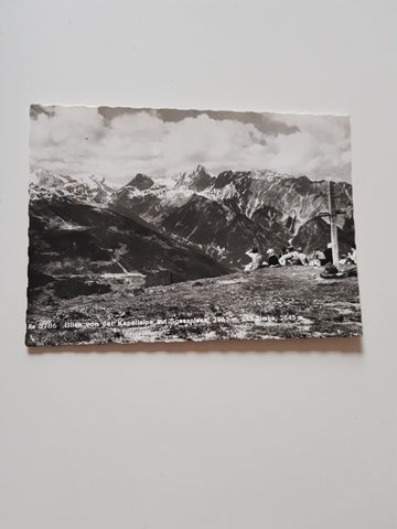 AK Blick von der Kapellalpe auf Schesaplana.