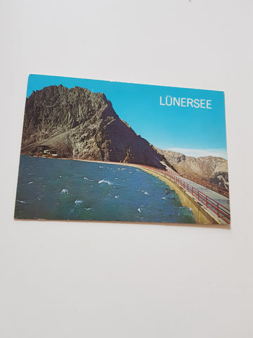 AK Lünersee mit Douglashütte.
