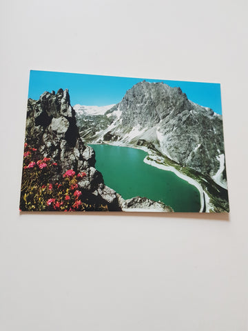 AK Lünersee mit Douglashütte.