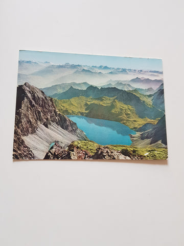 AK Blick v. Schesaplana zum Lünersee.