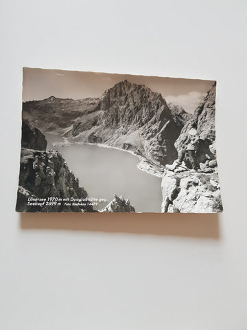 AK Lünersee mit Douglashütte.