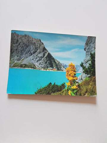 AK Lünersee mit Douglashütte.