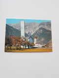 AK Vandans. Kirchen gegen Vandanser Steinwand.