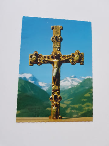AK Bartholomäberg. Romanisches Vortragskreuz.
