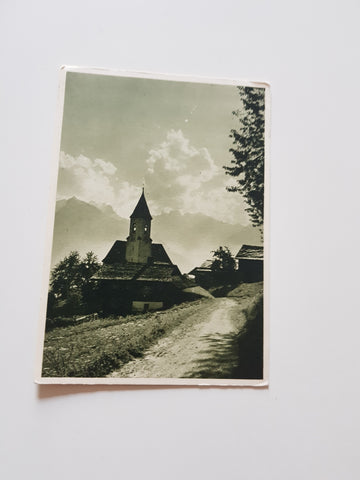 AK Bartholomäberg. Kuratienkirche unserer Lieben Frau Mariä Unbefleckte Empfängnis.