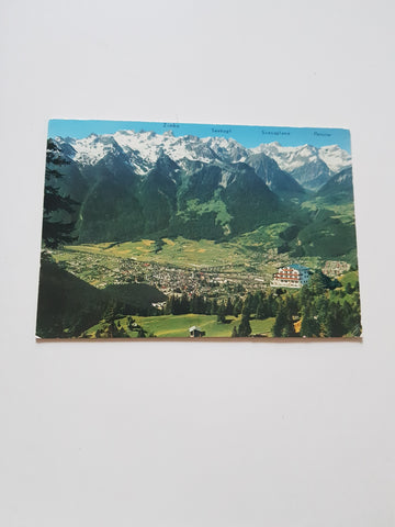 AK Blick vom Muttersberg auf Bludenz.