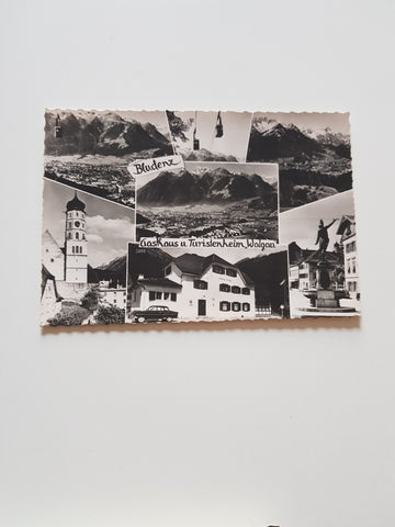 AK Bludenz. Gasthaus u. Touristenheim Walgau.