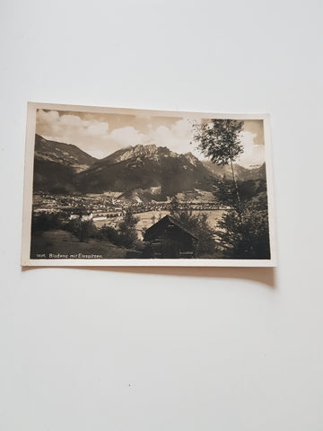 AK Bludenz mit Eisspitzen.