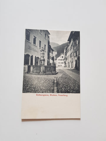 AK Bludenz. Rathausgasse. (1904)