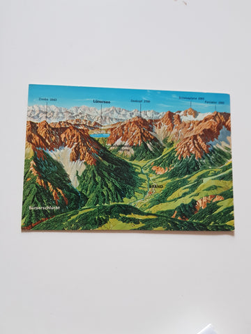 AK Panorama Brandnertal.