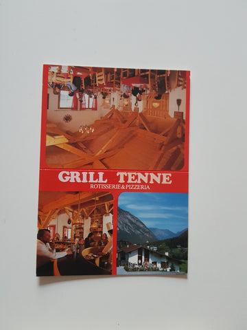Karte Brand. Grill Tenne Rotisserie & Pizzeria SB-Restaurant Hubertushaus Palüd. Helmut & Herlinde Terler.