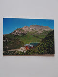 AK Freiburger Hütte mit Formarinsee und Rote Wand.