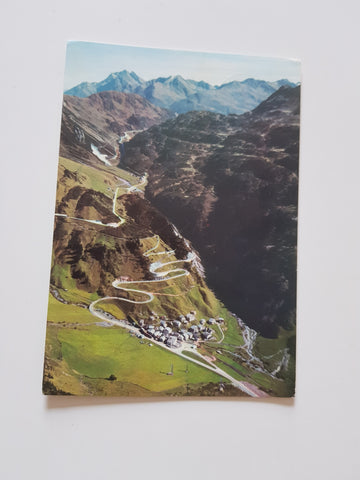 AK Stuben am Arlberg mit Arlberg- u. Flexenstrasse.