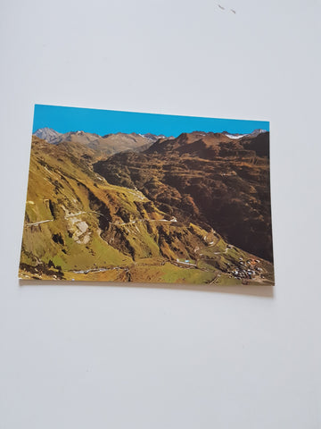 AK Stuben mit Arlberg und Flexenstraße.