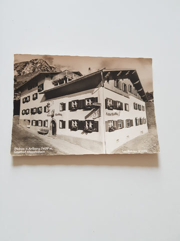 AK Stuben am Arlberg. Gasthof Mondschein.