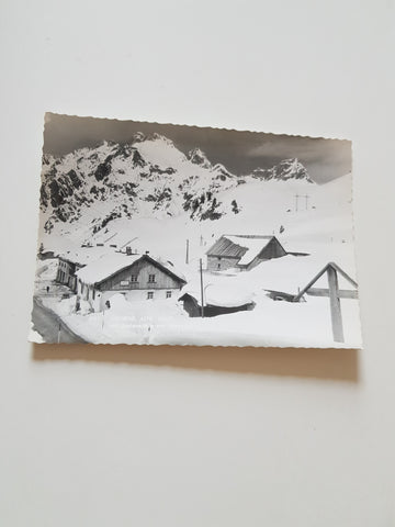 AK Arlberg Alpe Rauz mit Grubenspitze und Hasenfluh.