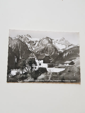 AK Alpengasthaus Muttersberg geg. Scesaplana.