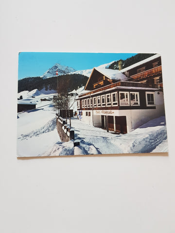 AK Gargellen im Montafon. Hotel Alpenrose. Besitzer: Raimund Neher.