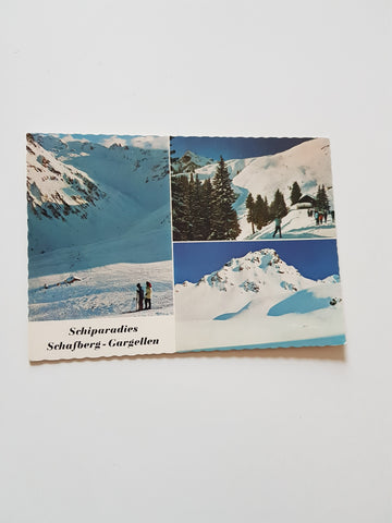 AK Schiparadies. Schafberg-Gargellen.