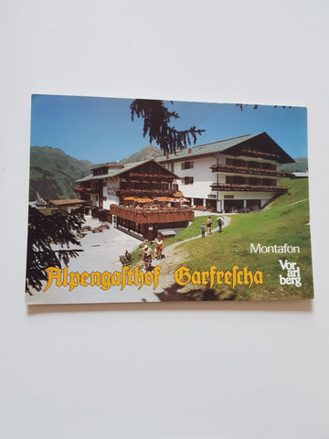 AK St. Gallenkirch. Alpenhof Garfrescha. Familie Tschanhenz.