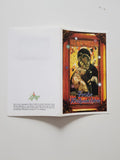 Billett Frohe Weihnachten. (Russische Briefmarke, Sonderstempel)