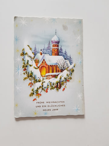 AK Frohe Weihnachten und ein gutes glückliches Neues Jahr.