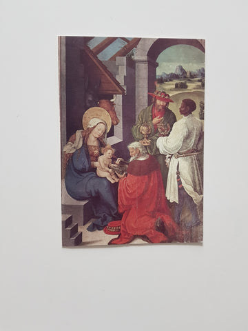 Billett Anbetung der Könige von Hans Strüb.
