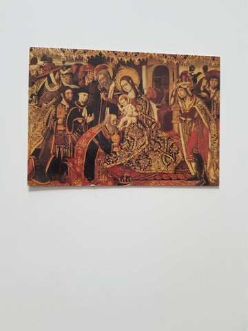 AK Anbetung der Könige. Meister von Porea.