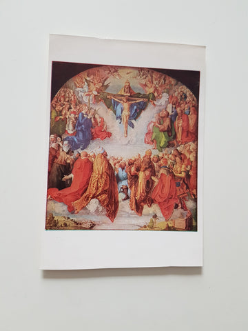 AK Albrecht Dürer Die Anbetung der Heiligen Dreifaltigkeit.