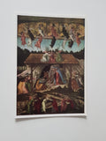 AK Mystic Nativity. Sandro Botticelli. National Gallery.