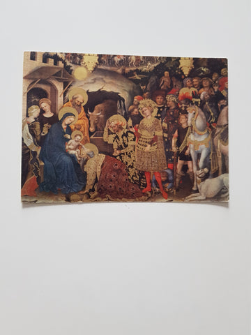AK L'Adorazione dei Magi. Gentile Fabriano. Galleria degli Uffizi - Firenze.