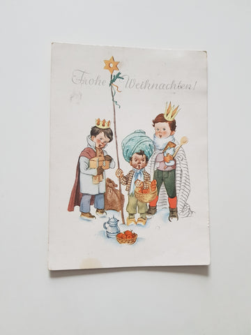 AK Frohe Weihnachten. Heilige Drei Könige.
