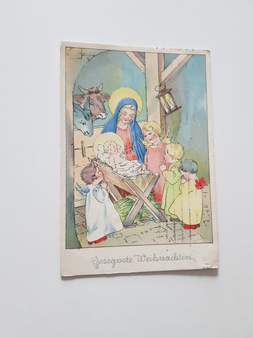 AK Gesegnete Weihnachten.