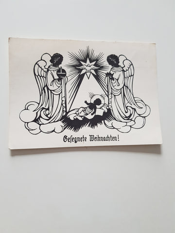 AK Gesegnete Weihnachten.