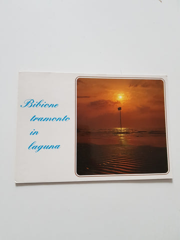 AK Bibione. Tramonto in laguna.