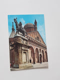 AK Padova. Monumento al Gattamelata e Basilica del Santo.
