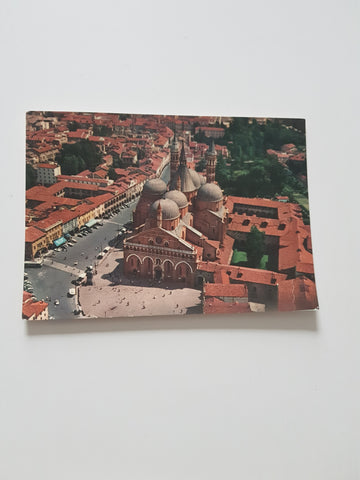 AK Padova. Basilica del Santo vista dall'aereo.