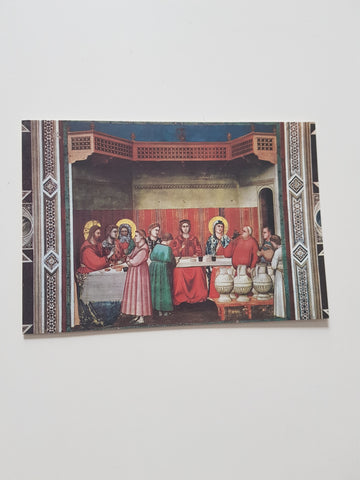 AK Padova - Cappella degli Scrovegni. Giotto (Ambrogio Bondone) Le nozze di Canaam.