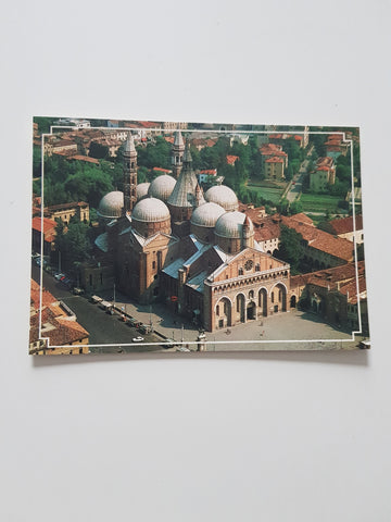 AK Padova. Veduta aerea della Basilica di S. Antonio.
