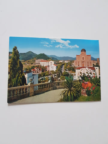 AK Montegrotto Terme. Panorama verso e Colli Euganei.