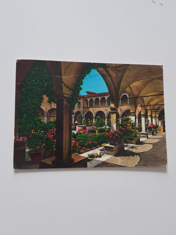 AK Abano Terme. Monastero madri Benedettine di S. Daniele Il Chiostro.