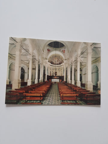 AK Badia di Praglia. Interno Chiesa.