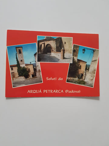 AK Saluti da Arquà Petrarca.